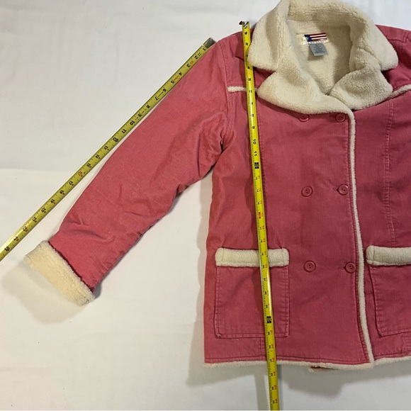 Free Country Coat XL Corduroy with Sherpa Cream Lining - Picture 8 of 9